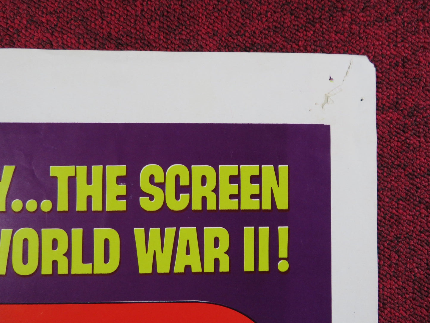 WHAT DID YOU DO IN THE WAR, DADDY? FOLDED US ONE SHEET POSTER JAMES COBURN 1966 Rendezvous Cinema Movie posters