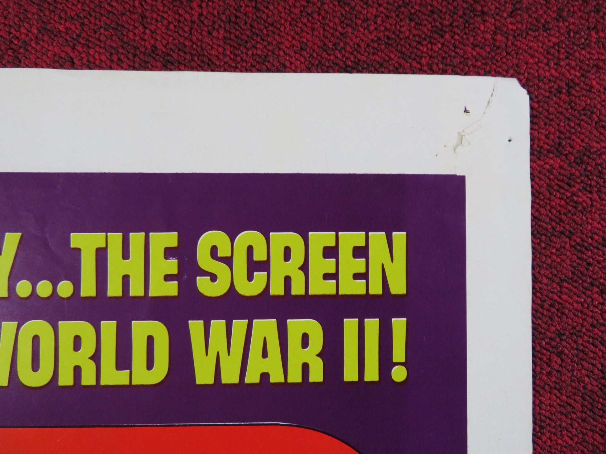 WHAT DID YOU DO IN THE WAR, DADDY? FOLDED US ONE SHEET POSTER JAMES COBURN 1966 Rendezvous Cinema Movie posters