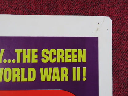 WHAT DID YOU DO IN THE WAR, DADDY? FOLDED US ONE SHEET POSTER JAMES COBURN 1966 Rendezvous Cinema Movie posters