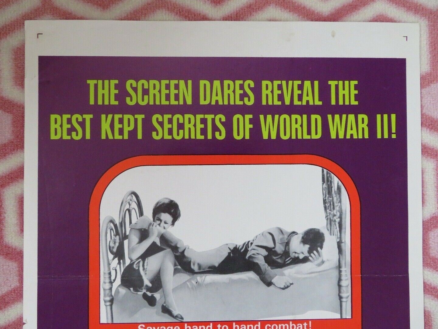 WHAT DID YOU DO IN THE WAR DADDY? US INSERT (14"x 36") POSTER JAMES COBURN 1966 Movie posters