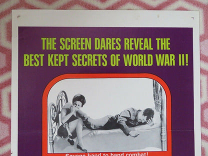 WHAT DID YOU DO IN THE WAR DADDY? US INSERT (14"x 36") POSTER JAMES COBURN 1966 Movie posters