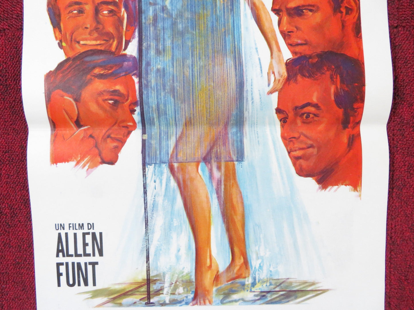 WHAT DO YOU SAY TO A NAKED LADY? ITALIAN LOCANDINA POSTER ALLEN FUNT 1970 Rendezvous Cinema Movie posters