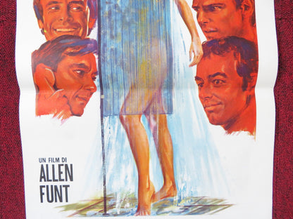 WHAT DO YOU SAY TO A NAKED LADY? ITALIAN LOCANDINA POSTER ALLEN FUNT 1970 Rendezvous Cinema Movie posters