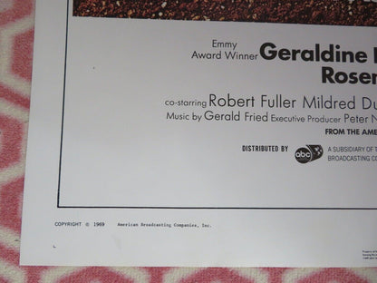 WHAT EVER HAPPENED TO AUNT ALICE FOLDED US ONE SHEET POSTER GERALDINE PAGE 1969 Movie posters