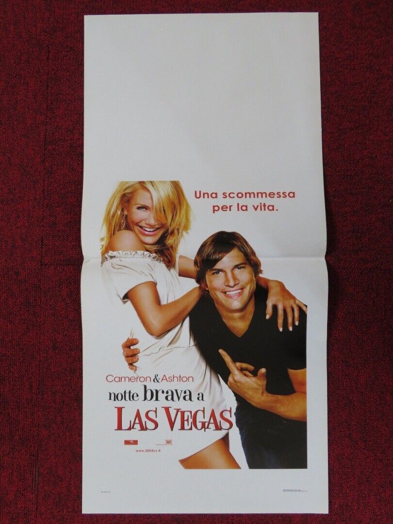 WHAT HAPPENS IN VEGAS ITALIAN LOCANDINA (27.5"x13") POSTER CAMERON DIAZ 2008 Movie posters