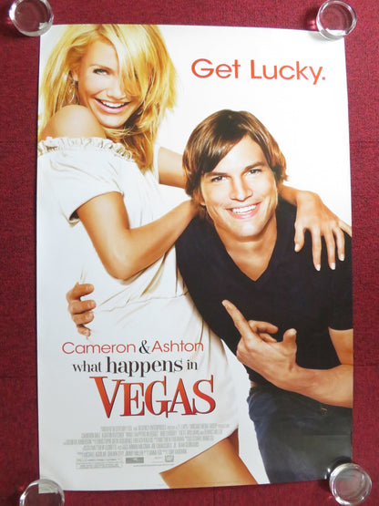 WHAT HAPPENS IN VEGAS US ONE SHEET ROLLED POSTER CAMERON DIAZ A. KUTCHER 2008 Rendezvous Cinema Movie posters