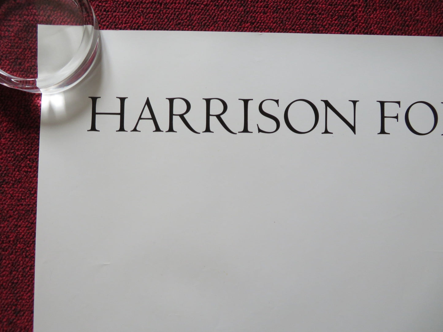 WHAT LIES BENEATH UK QUAD (30"x 40") ROLLED POSTER MICHELLE PFEIFFER 2000 Rendezvous Cinema Movie posters