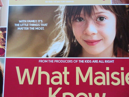 WHAT MAISIE KNEW QUAD (30"x 40") ROLLED POSTER JULIANNE MOORE STEVE COOGAN 2012 Movie posters