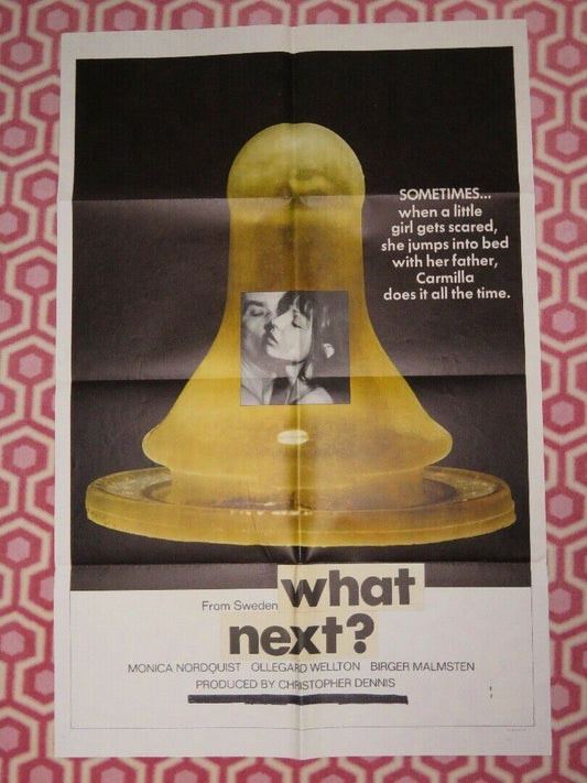 WHAT NEXT? / Swedish Love Play US ONE SHEET POSTER MONICA NORDQUIST Movie posters