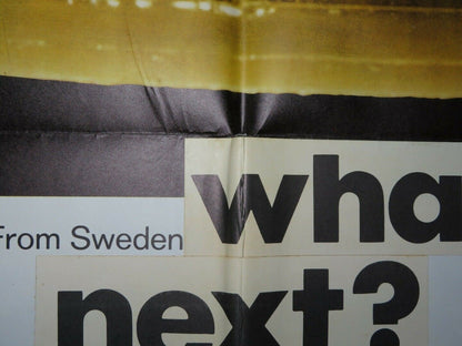 WHAT NEXT? / Swedish Love Play US ONE SHEET POSTER MONICA NORDQUIST Movie posters