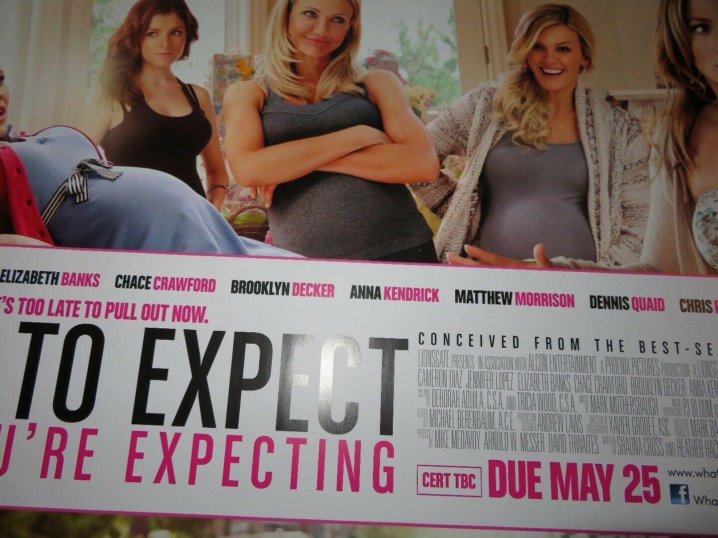 WHAT TO EXPECT WHEN YOU'RE EXPECTING QUAD (30"x 40") ROLLED POSTER CHRIS ROCK Movie posters