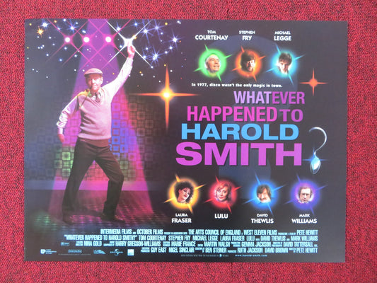 WHATEVER HAPPENED TO HAROLD SMITH ? UK MINI QUAD POSTER COURTNEY FRY 1999 Rendezvous Cinema Movie posters