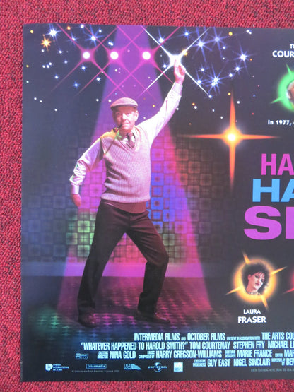 WHATEVER HAPPENED TO HAROLD SMITH ? UK MINI QUAD POSTER COURTNEY FRY 1999 Rendezvous Cinema Movie posters