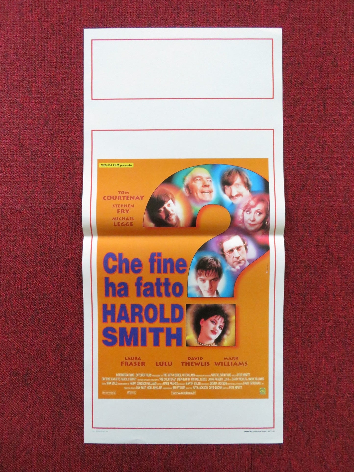WHATEVER HAPPENED TO HARROLD SMITH ITALIAN LOCANDINA POSTER TOM COURTENAY 1999 Rendezvous Cinema Movie posters