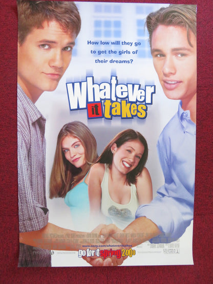 WHATEVER IT TAKES US ONE SHEET ROLLED POSTER SHANE WEST JODI LYN O'KEEFE 2000 Rendezvous Cinema Movie posters