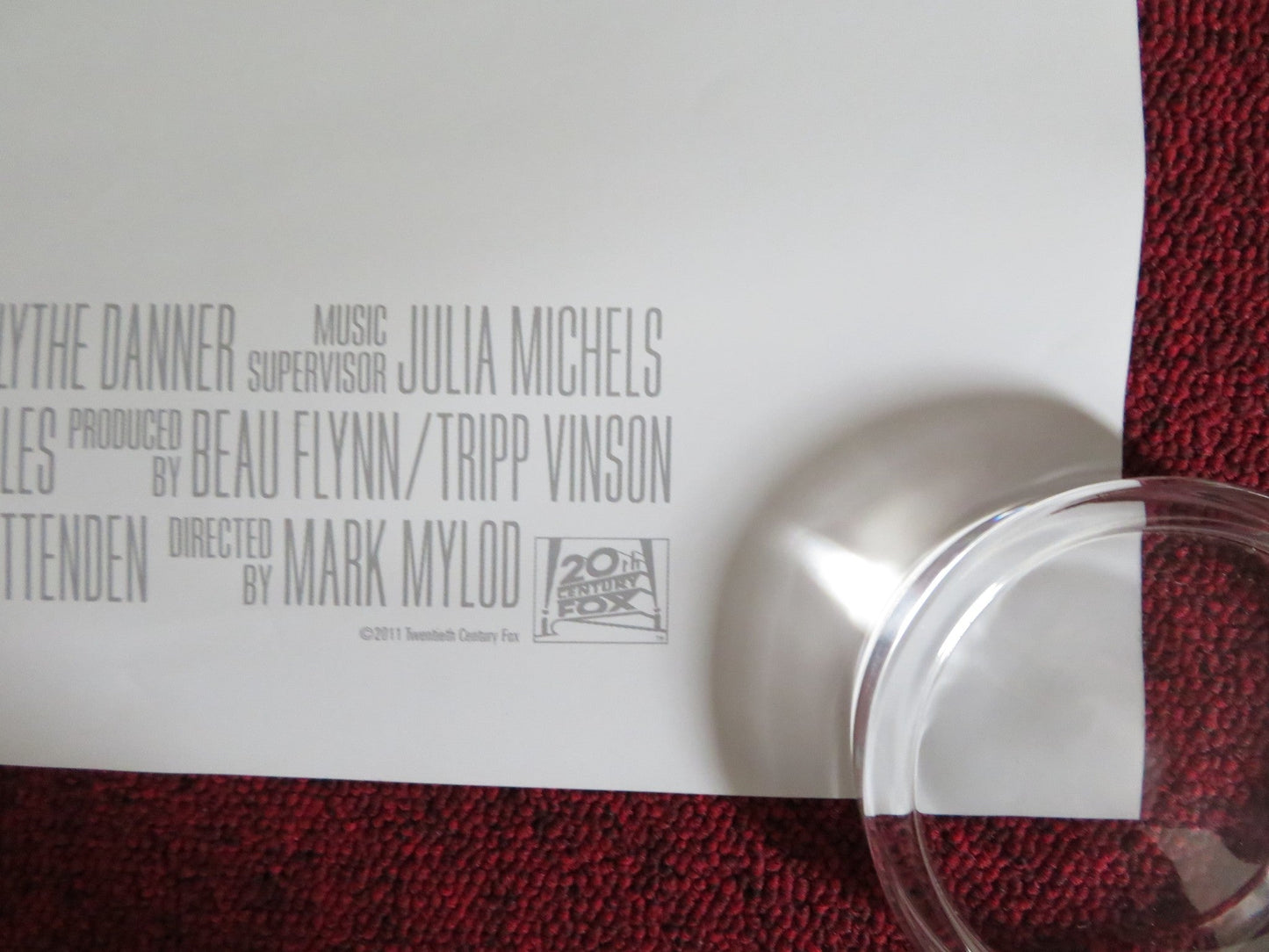 WHAT'S YOUR NUMBER US ONE SHEET ROLLED POSTER CHRIS EVANS ANNA FARIS 2011 Rendezvous Cinema Movie posters