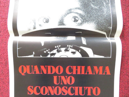 WHEN A STRANGER CALLS ITALIAN LOCANDINA POSTER COLLEEN DEWHURST DURNING 1979 Rendezvous Cinema Movie posters