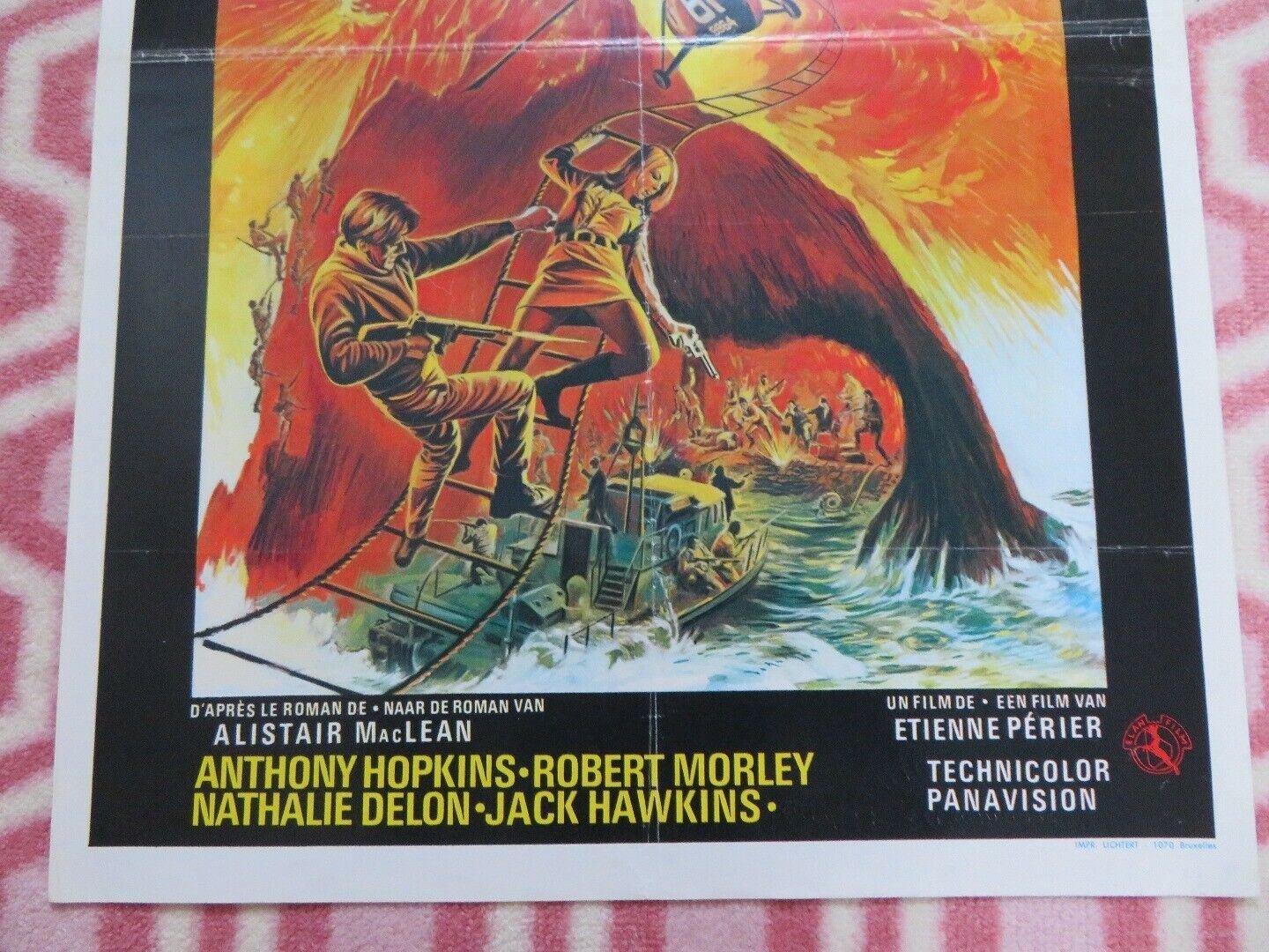 WHEN EIGHT BELLS TOLL BELGIUM (17.5"x14") POSTER ANTHONY HOPKINS 1971 Movie posters