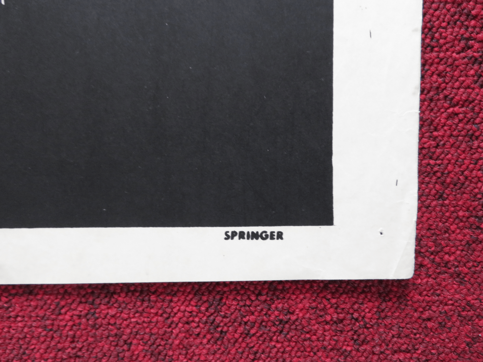 WHEN EIGHT BELLS TOLL FOLDED ARGENTINA ONE SHEET POSTER ANTHONY HOPKINS 1971 Rendezvous Cinema Movie posters