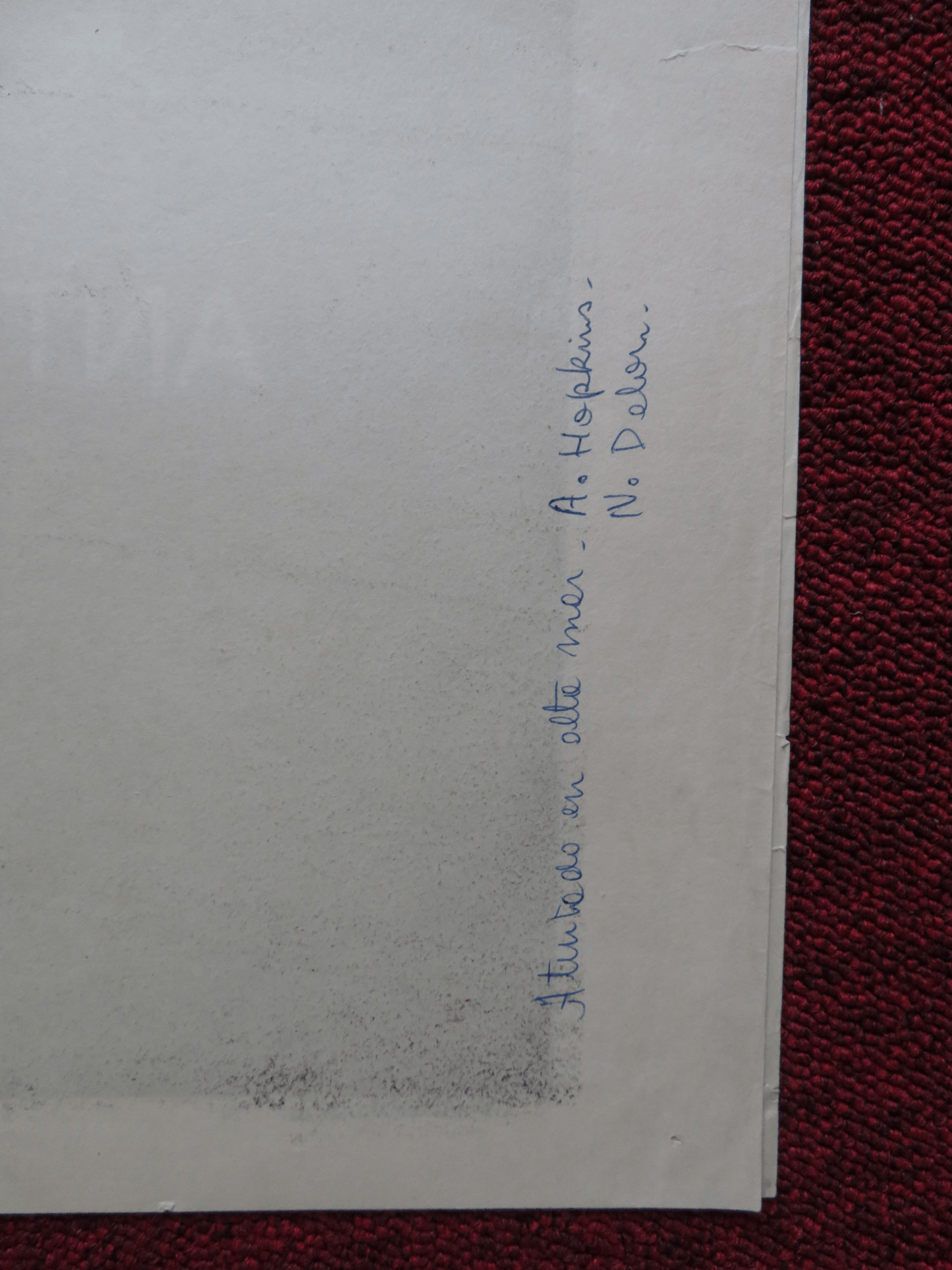 WHEN EIGHT BELLS TOLL FOLDED ARGENTINA ONE SHEET POSTER ANTHONY HOPKINS 1971 Rendezvous Cinema Movie posters