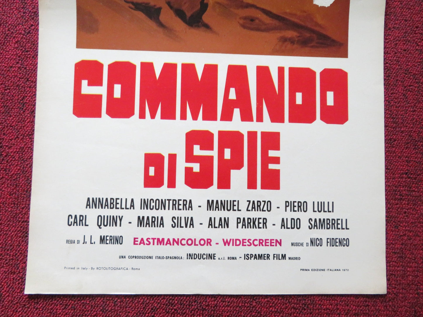 WHEN HEROES DIE ITALIAN LOCANDINA POSTER CRAIG HILL ANNABELLA INCONTRERA 1970 Rendezvous Cinema Movie posters