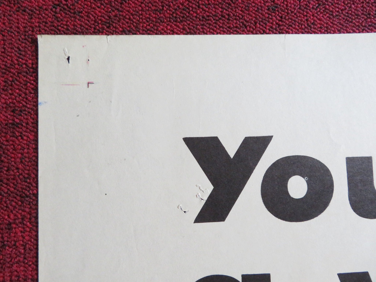 WHEN IN ROME FOLDED US ONE SHEET POSTER VAN JOHNSON PAUL DOUGLAS 1952 Rendezvous Cinema Movie posters