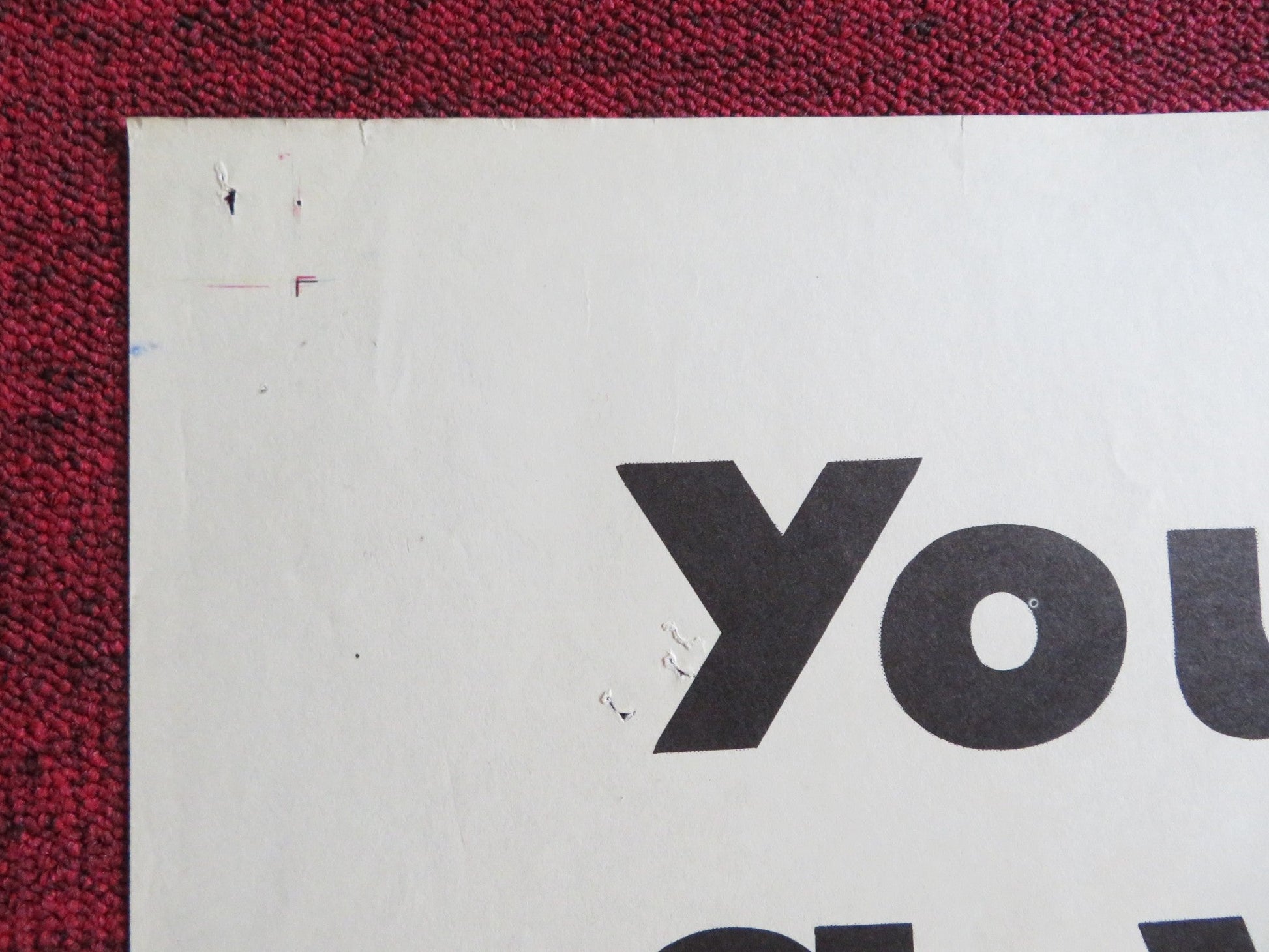 WHEN IN ROME FOLDED US ONE SHEET POSTER VAN JOHNSON PAUL DOUGLAS 1952 Rendezvous Cinema Movie posters