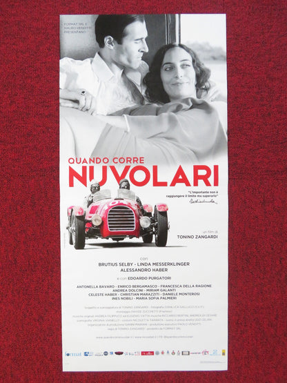 WHEN NUVOLARI RUNS: THE FLYING MANTUAN ITALIAN LOCANDINA POSTER B. SELBY 2018 Rendezvous Cinema Movie posters