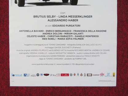 WHEN NUVOLARI RUNS: THE FLYING MANTUAN ITALIAN LOCANDINA POSTER B. SELBY 2018 Rendezvous Cinema Movie posters