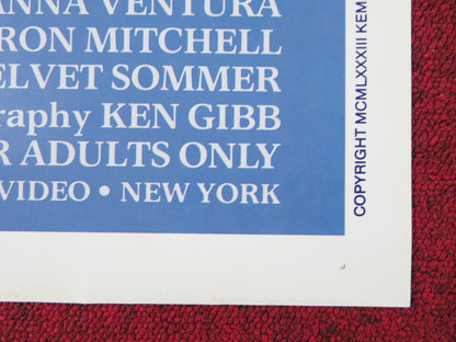 WHEN SHE WAS BAD US TRI FOLDED ONE SHEET ROLLED POSTER GEORGINA SPELVIN 1983 Rendezvous Cinema Movie posters