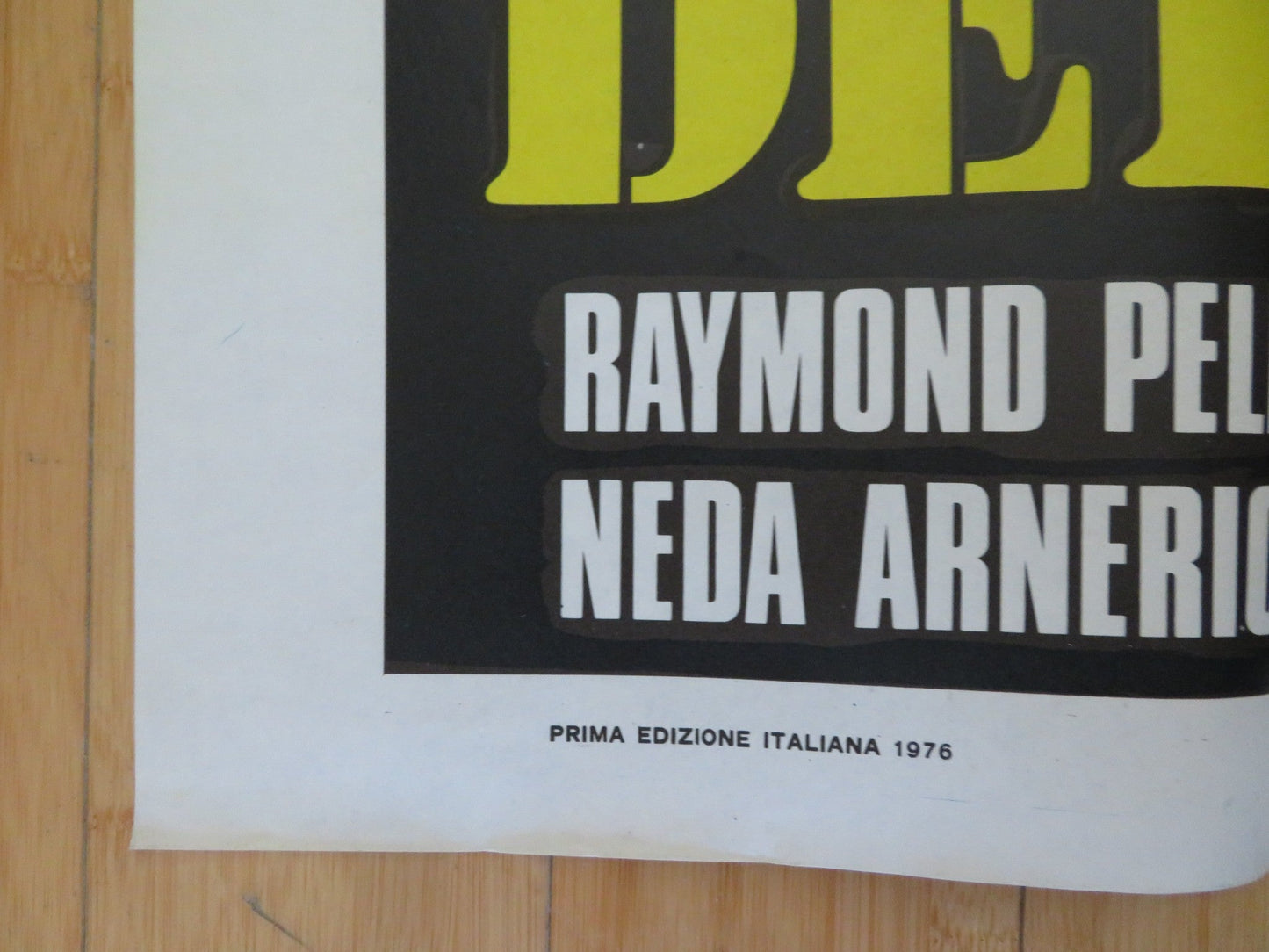 WHEN THE CITY AWAKES ITALIAN 2 FOGLIO POSTER MARC POREL 1977 Rendezvous Cinema Movie posters