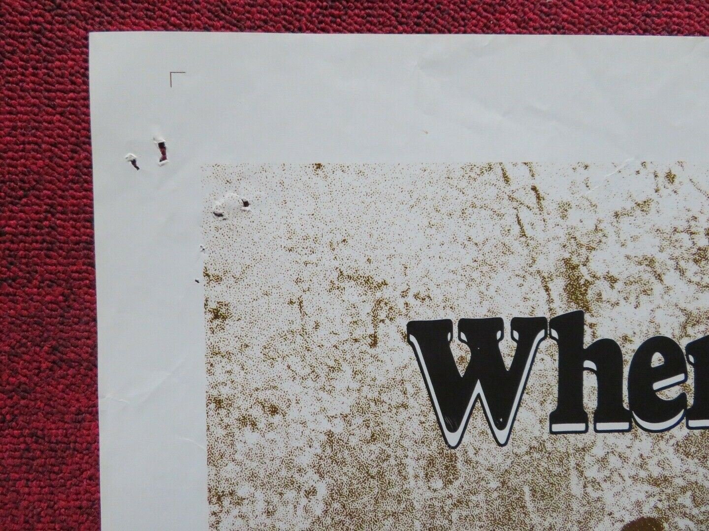 WHEN THE LEGENDS DIE FOLDED US ONE SHEET POSTER RICHARD WIDMARK 1972 Movie posters