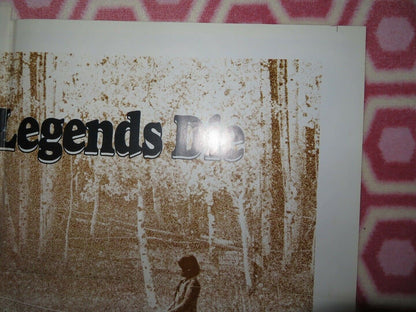 WHEN THE LEGENDS DIE US ONE SHEET POSTER RICHARD WIDMARK HAL BORLAND Rendezvous Cinema Movie posters