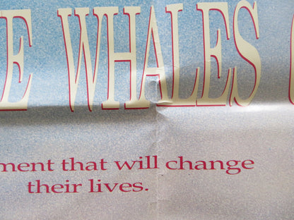 WHEN THE WHALES CAME UK QUAD POSTER FOLDED HELEN MIRREN PAUL SCOFIELD 1989 Rendezvous Cinema Movie posters
