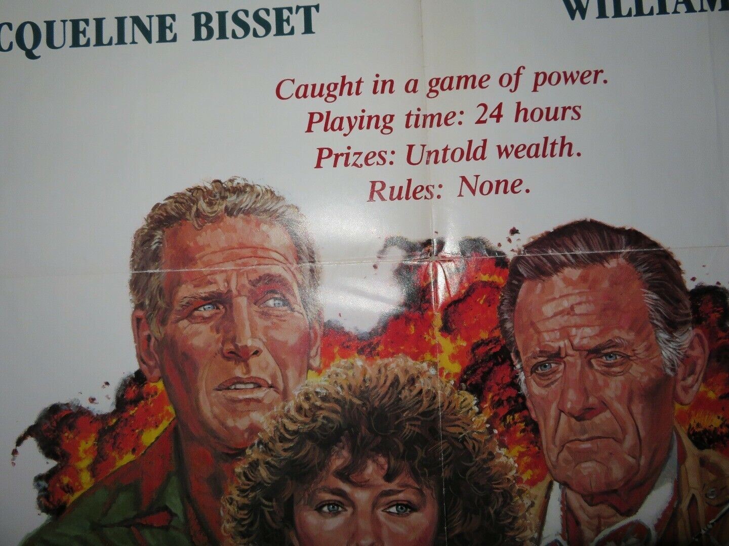 WHEN TIME RAN OUT US ONE SHEET POSTER BARBARA CARRERA 1980 Movie posters