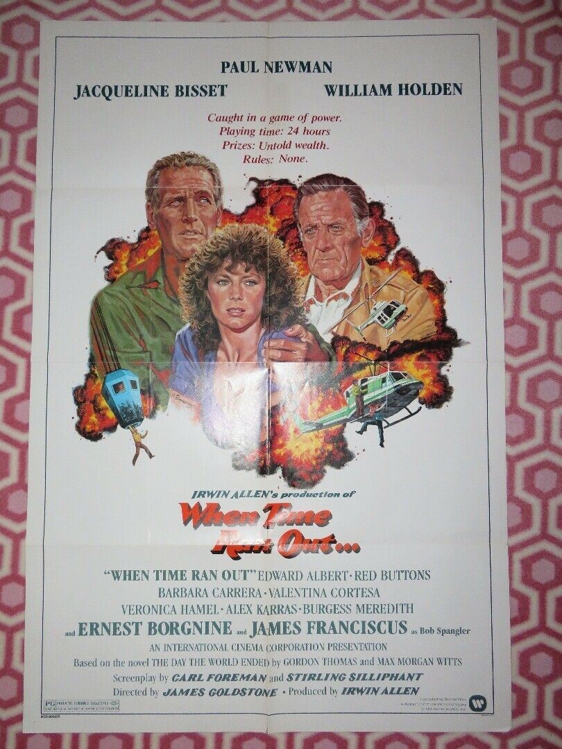 WHEN TIME RAN OUT US ONE SHEET POSTER BARBARA CARRERA 1980 Movie posters