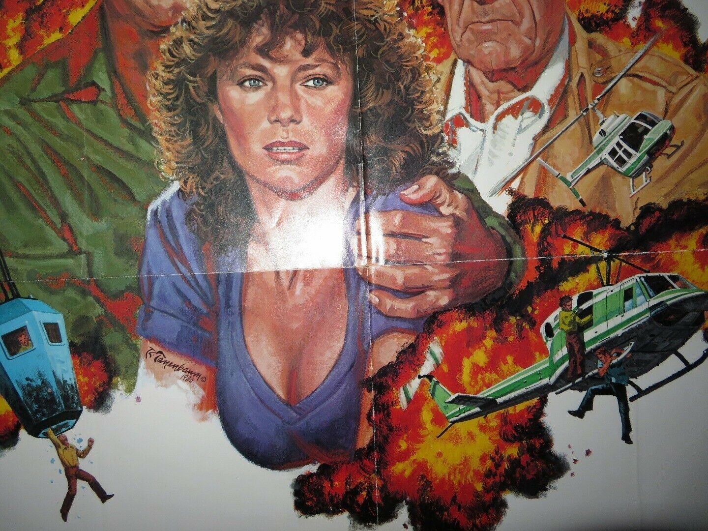 WHEN TIME RAN OUT US ONE SHEET POSTER BARBARA CARRERA 1980 Movie posters