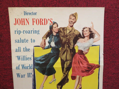 WHEN WILLIE COMES MARCHING HOME US INSERT (14"x 36") POSTER DAN DAILEY 1950 Movie posters