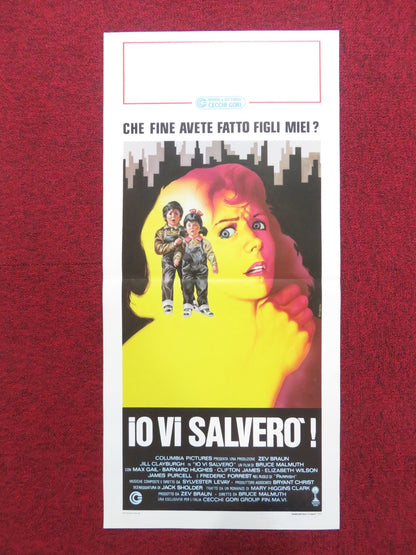 WHERE ARE THE CHILDREN? - B ITALIAN LOCANDINA POSTER JILL CLAYBURGH MAX GAIL 1986 Rendezvous Cinema Movie posters