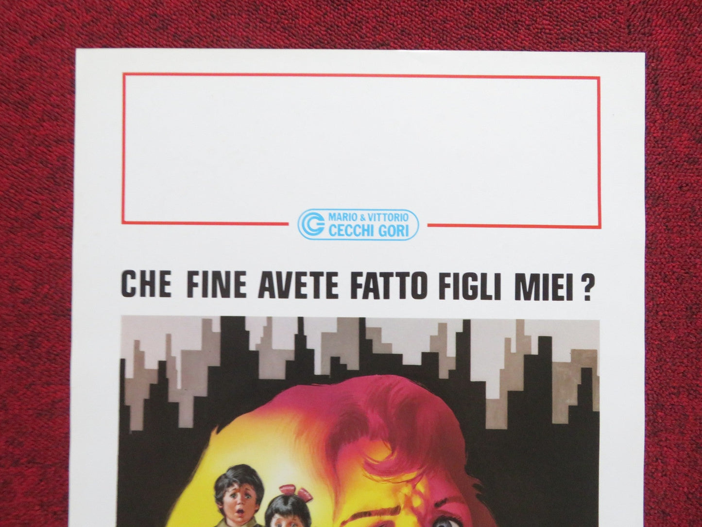 WHERE ARE THE CHILDREN? - B ITALIAN LOCANDINA POSTER JILL CLAYBURGH MAX GAIL 1986 Rendezvous Cinema Movie posters