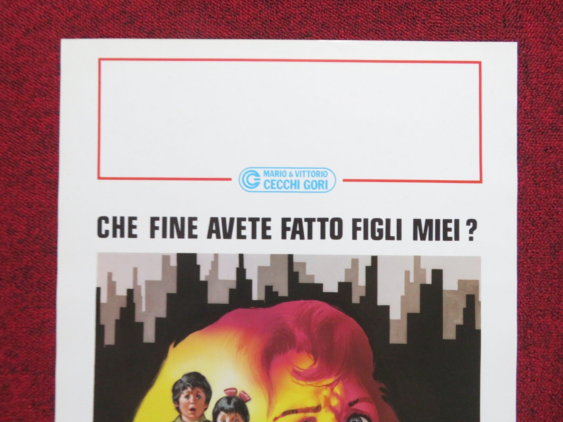 WHERE ARE THE CHILDREN? - B ITALIAN LOCANDINA POSTER JILL CLAYBURGH MAX GAIL 1986 Rendezvous Cinema Movie posters