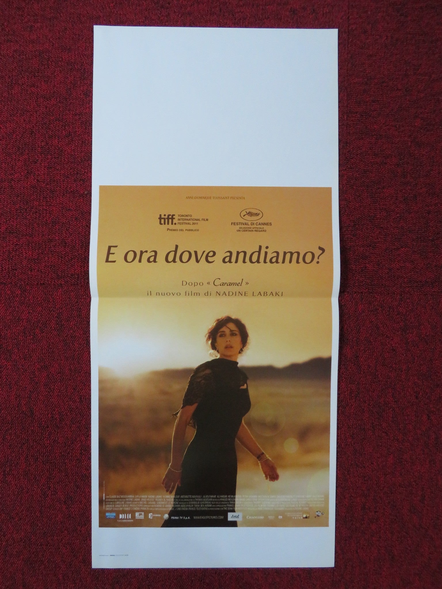 WHERE DO WE GO NOW? ITALIAN LOCANDINA POSTER CLAUDE BAZ MOUSSAWBAA L. HAKIM 2011 Rendezvous Cinema Movie posters