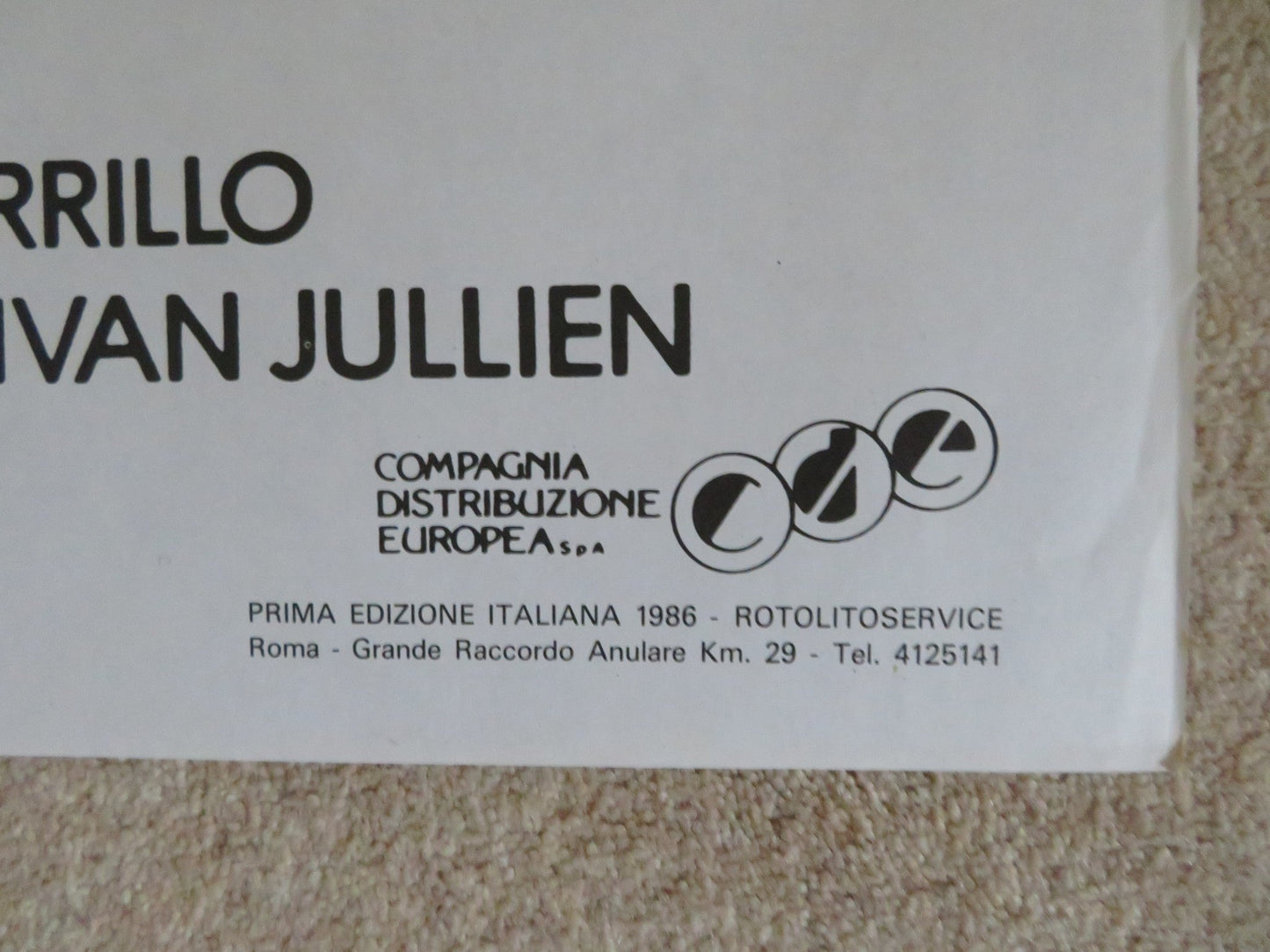 WHERE IS PARSIFAL? ITALIAN 2 FOGLIO POSTER TONY CURTIS ORSON WELLES 1984 Rendezvous Cinema Movie posters