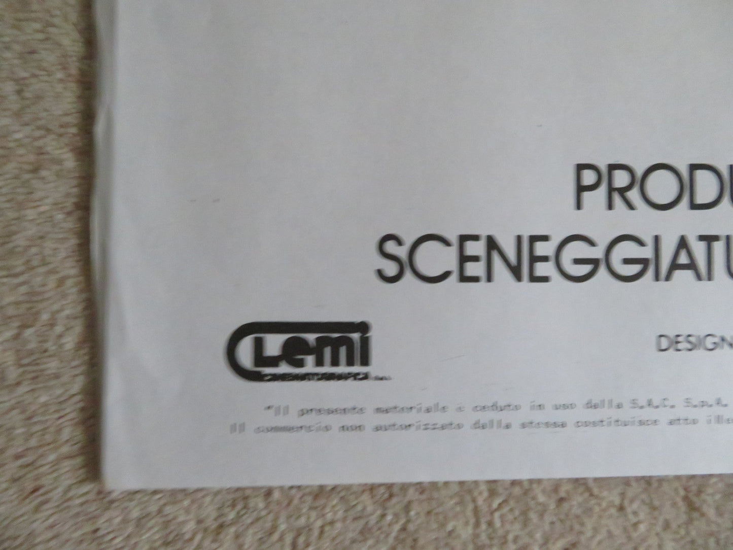 WHERE IS PARSIFAL? ITALIAN 2 FOGLIO POSTER TONY CURTIS ORSON WELLES 1984 Rendezvous Cinema Movie posters