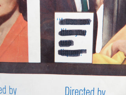 WHERE LOVE HAS GONE US HALF SHEET (22"x 28") POSTER S. HAYWARD BETTE DAVIS 1964 Rendezvous Cinema Movie posters