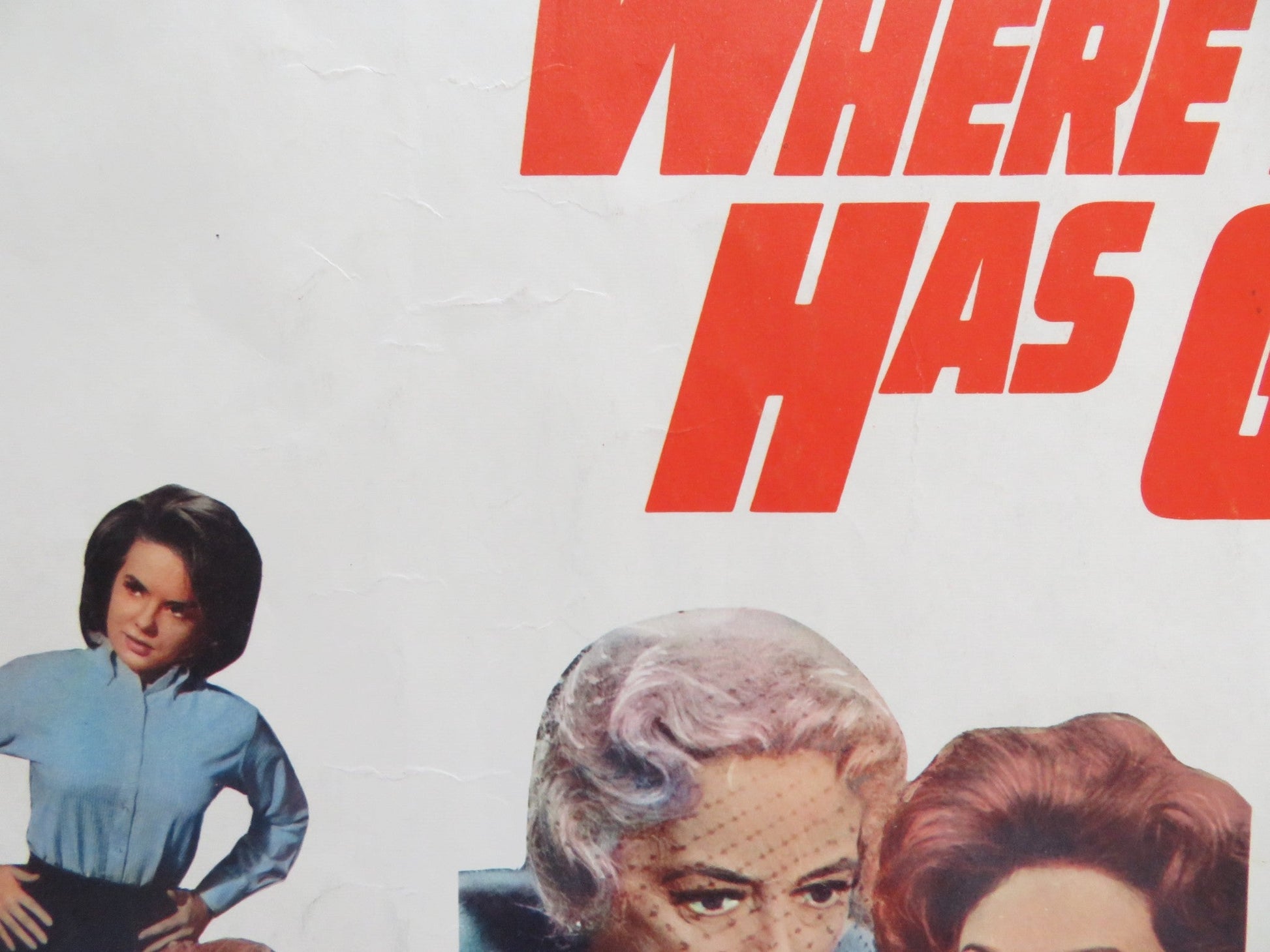 WHERE LOVE HAS GONE US HALF SHEET (22"x 28") POSTER S. HAYWARD BETTE DAVIS 1964 Rendezvous Cinema Movie posters