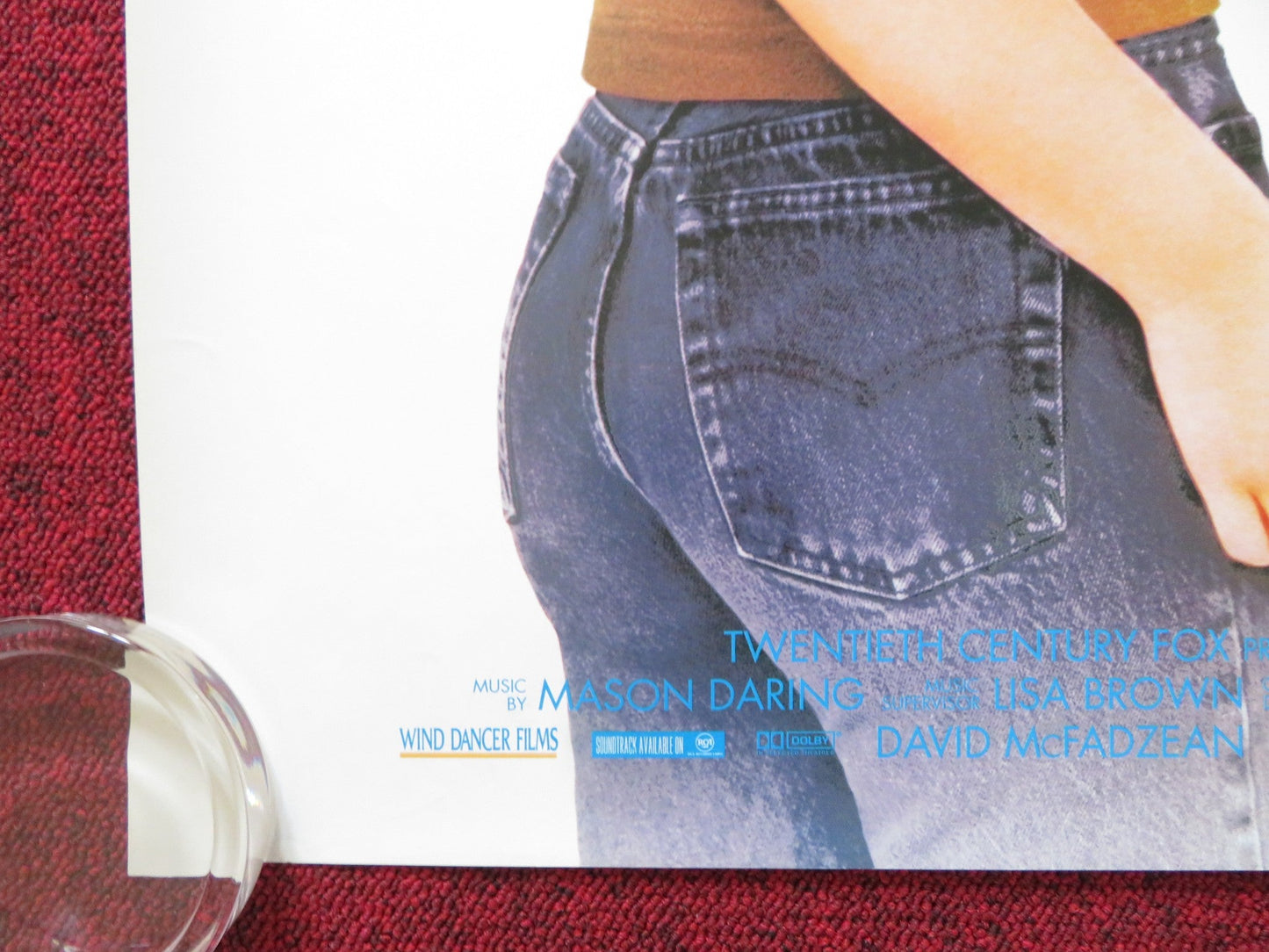 WHERE THE HEART IS UK QUAD (30"x 40") ROLLED POSTER NATALIE PORTMAN 2000 Rendezvous Cinema Movie posters