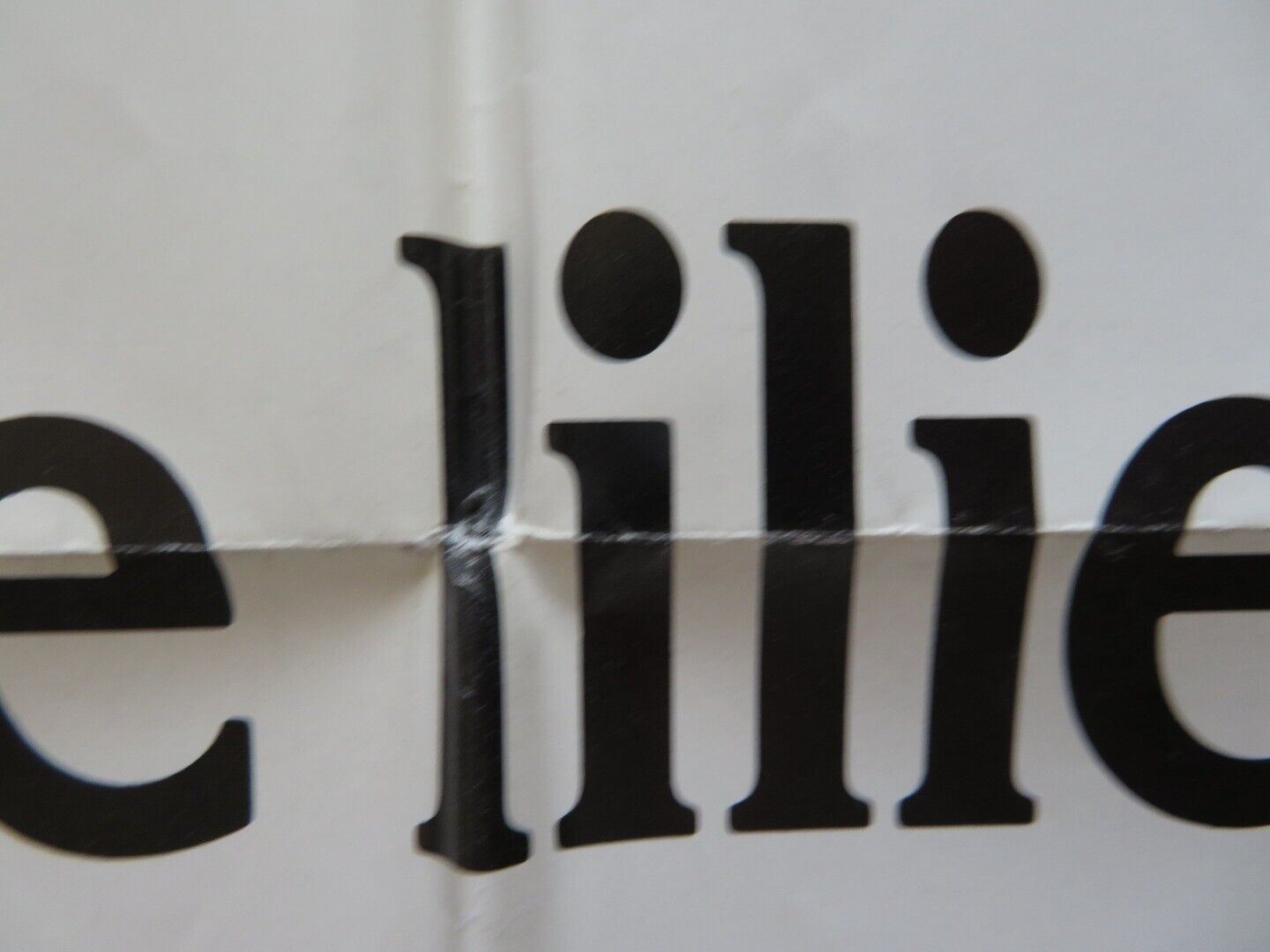 WHERE THE LILLIES BLOOM FOLDED US ONE SHEET POSTER JULIE GHOLSON JAN SMITHERS 74 Movie posters