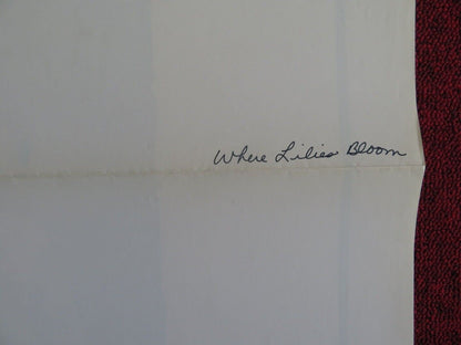 WHERE THE LILLIES BLOOM FOLDED US ONE SHEET POSTER JULIE GHOLSON JAN SMITHERS 74 Movie posters