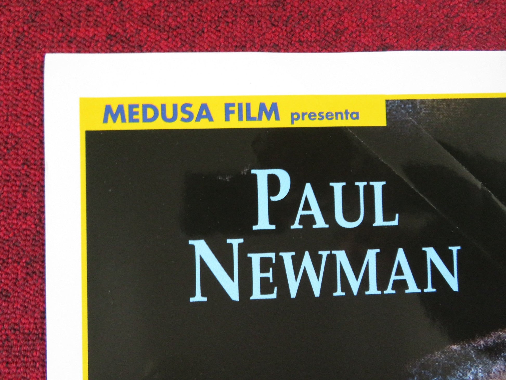 WHERE THE MONEY IS ITALIAN FOGLIO POSTER PAUL NEWMAN LINDA FIORENTINO 2000 Rendezvous Cinema Movie posters